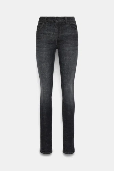 Dorothee Schumacher Long, Skinny Leg Jeans In Black