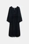 Dorothee Schumacher Long Sleeve Dress In Silk-georgette