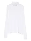 Dorothee Schumacher Long-sleeve Turtleneck Top In White