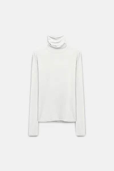 Dorothee Schumacher Long Sleeve Turtleneck In White