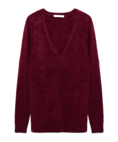 Dorothee Schumacher Long-sleeved Cashmere Sweater In Brown