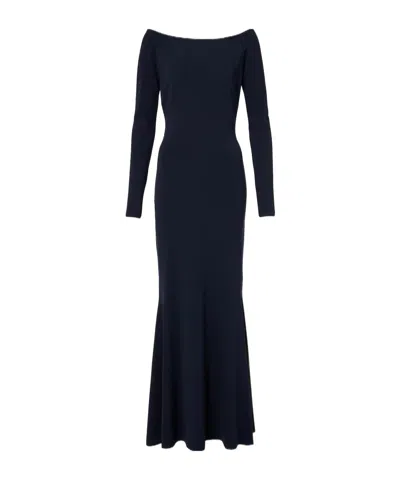 Dorothee Schumacher Long-sleeved Dress In Blue