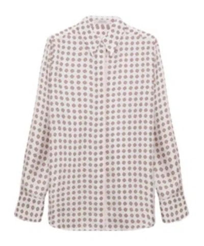 Dorothee Schumacher Printed Silk Twill Shirt In Multi