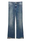 Dorothee Schumacher Love Frayed-hem Flared Jeans In Blue