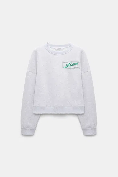 Dorothee Schumacher Love Sweatshirt In Gray