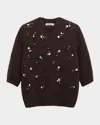 Dorothee Schumacher Loving Touch Embellished Alpaca-wool Sweater In Brown