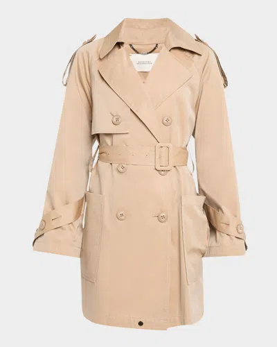 Dorothee Schumacher Luxury Layer Double-breasted Cotton Coat