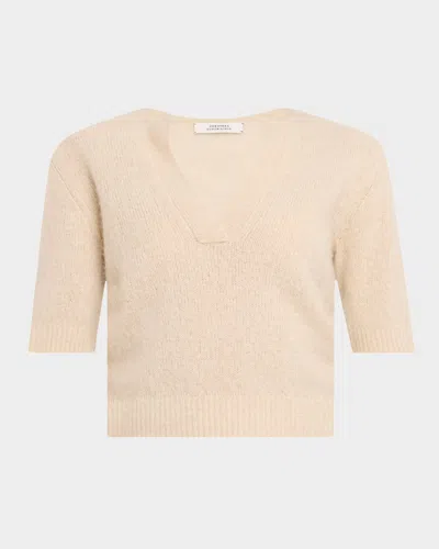 Dorothee Schumacher Luxury Love Cashmere Knit Pullover In Nude