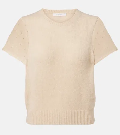 Dorothee Schumacher Luxury Love Cashmere Sweater In Neutral