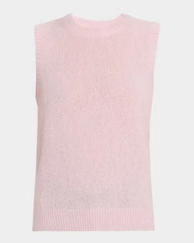 Dorothee Schumacher Luxury Love Sleeveless Cashmere Shell In Pink