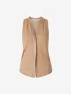 Dorothee Schumacher Merino Wool Vest In Escutcheon Beak