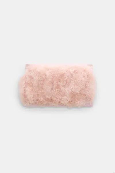 Dorothee Schumacher Merino-cashmere Accessory With Feathers In Neutral