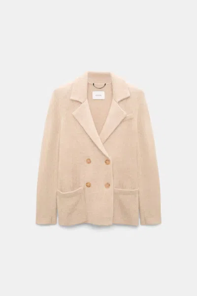 Dorothee Schumacher Merino-cashmere Double-breasted Blazer In Pink