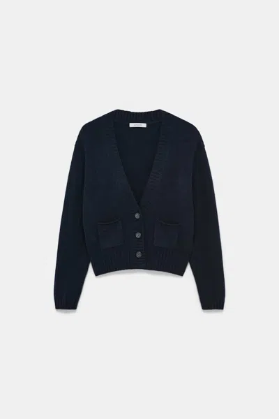 Dorothee Schumacher Merino-cashmere V-neck Cardigan In Multi