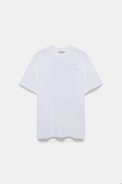 Dorothee Schumacher "mi Casa Es Tu Casa" T-shirt In White