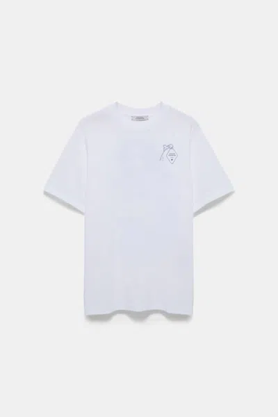 Dorothee Schumacher "mi Casa Es Tu Casa" T-shirt In White