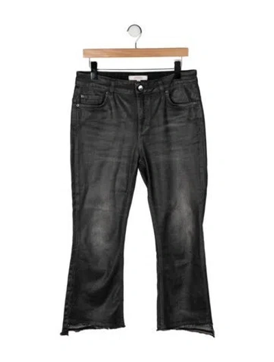 Pre-owned Dorothee Schumacher Mid-rise Flared Jeans In Gray