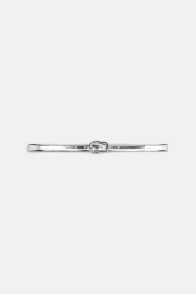 Dorothee Schumacher Mirrored Metallic Leather Belt