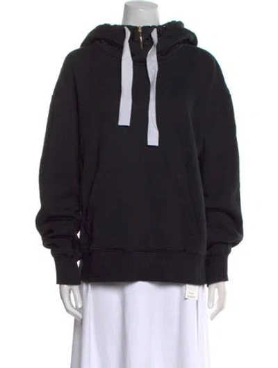 Pre-owned Dorothee Schumacher Mock Neck Sweater In Black