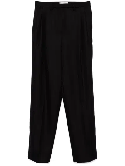 Dorothee Schumacher Modern Sophistication Trousers In 黑色
