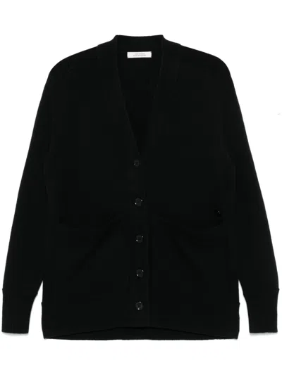 Dorothee Schumacher Modern Statements Cardigan In 999 - Black