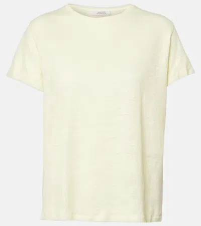 Dorothee Schumacher Natural Ease Hemp T-shirt In Yellow