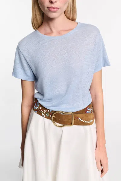 Dorothee Schumacher Natural Ease Shirt In Powder Blue