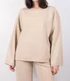 Dorothee Schumacher Natural Power Sweatshirt In Creamy Green In Multi