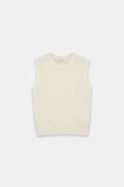 Dorothee Schumacher New Cashmere Knit Shell In White
