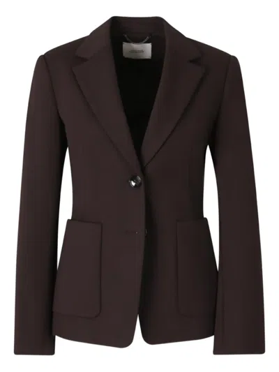 DOROTHEE SCHUMACHER NOTCHED-LAPEL SINGLE-BUTTON BLAZER