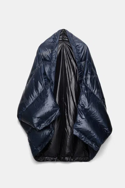Dorothee Schumacher "nylon Cape With Reflective ""d Rose"" Print" In Blau