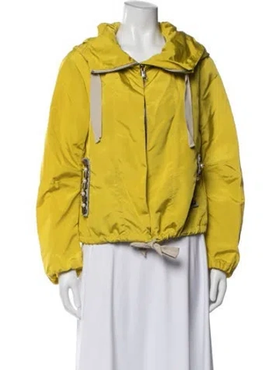 Pre-owned Dorothee Schumacher Nylon Jacket In Yellow