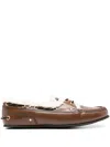 Dorothee Schumacher Docksiders With Sheepskin Lining In Braun