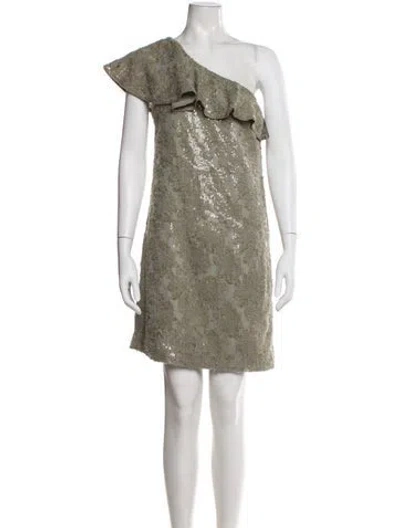 Pre-owned Dorothee Schumacher One-shoulder Mini Dress