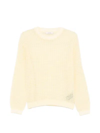 Dorothee Schumacher Open-knit Sweater In Yellow