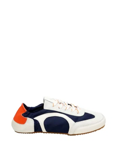 Dorothee Schumacher Panelled Mesh-insert Sneakers In Blue