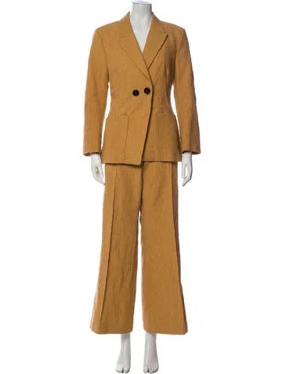 Pre-owned Dorothee Schumacher Pant Set In Neutral
