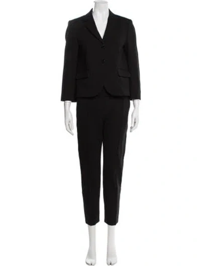 Pre-owned Dorothee Schumacher Pantsuit In Black