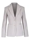 Dorothee Schumacher Patch-pocket Button Blazer In Neutral