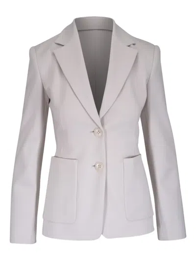 Dorothee Schumacher Patch-pocket Button Blazer In Neutral