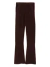 Dorothee Schumacher Patch-pocket Trousers In Brown