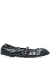 Dorothee Schumacher Ballerinas Aus Lackleder In Blau