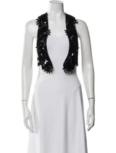 Pre-owned Dorothee Schumacher Patterned Jacket In White