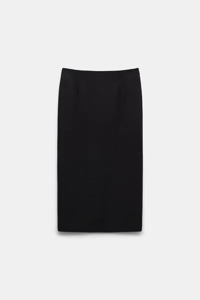 Dorothee Schumacher Pencil Skirt In Punto Milano In Black