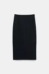 Dorothee Schumacher Pencil Skirt In Punto Milano In Blue