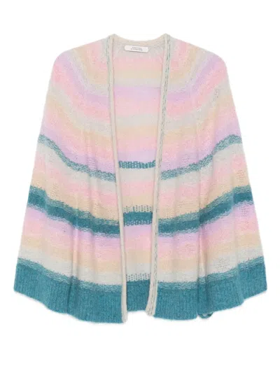 DOROTHEE SCHUMACHER STRIPED CASHMERE CARDIGAN