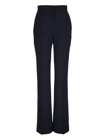 Dorothee Schumacher Pintuck Tailored Trousers In Blue