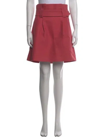 Pre-owned Dorothee Schumacher Pleated Accents Knee-length Skirt In Pink
