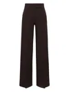 Dorothee Schumacher Emotional Essence Wide-leg Pants In Brown
