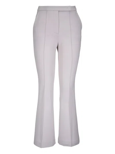 Dorothee Schumacher Pocket-detail Flared Trousers In Gray